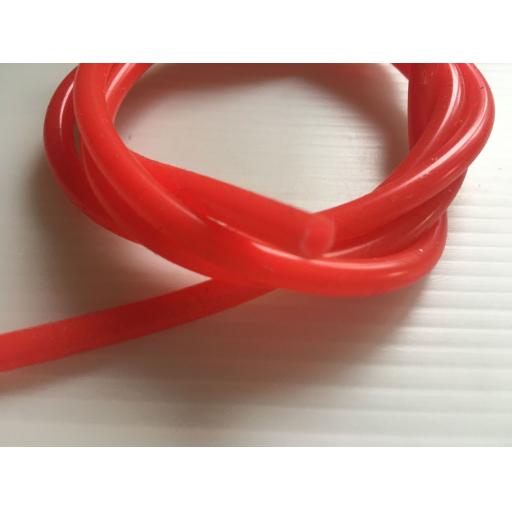 Silicone Fuel Pipe Red 1 Metre - High Temperature