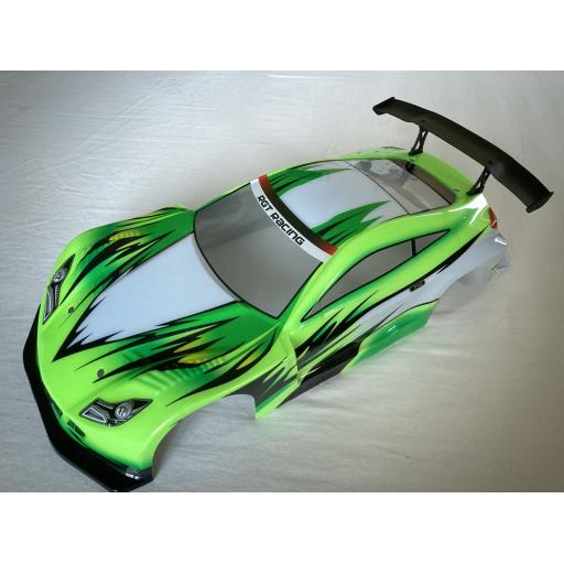 Race Car Body Shell 1/10 Universal fit - Green