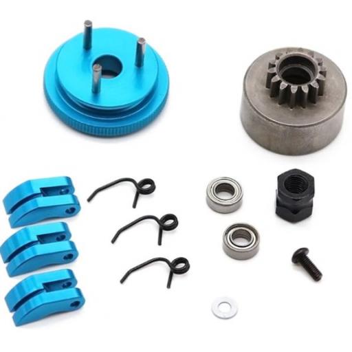 Flywheel + Clutch +14T Tooth Clutch Bell &amp; Bearings set for 1/8 Nitro Engines