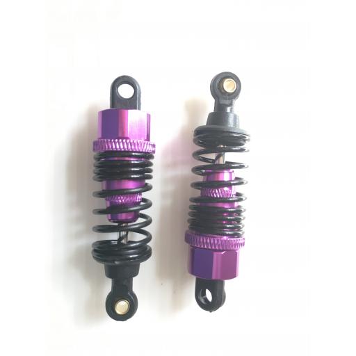 1 x pair of Metal Shock units 68mm Fully Adjustable for RC Car / Truck / Buggy.