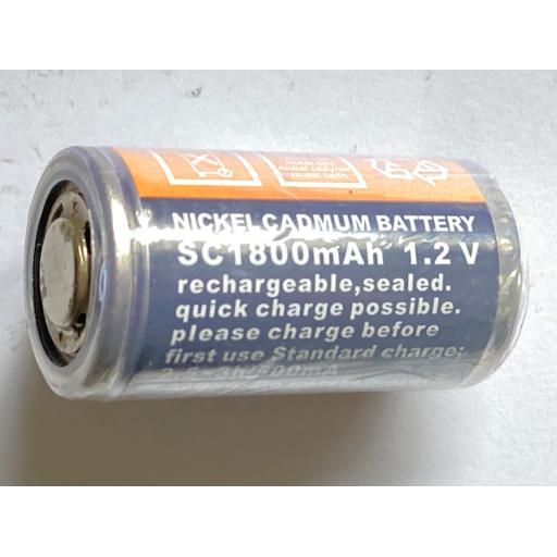 RC Rechargeable Battery for Glow Plug Starter 1.2V 1800mAH Sub C