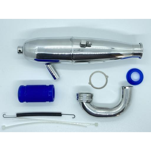 1/8th Car Buggy Truck Complete exhaust system Universal Fit