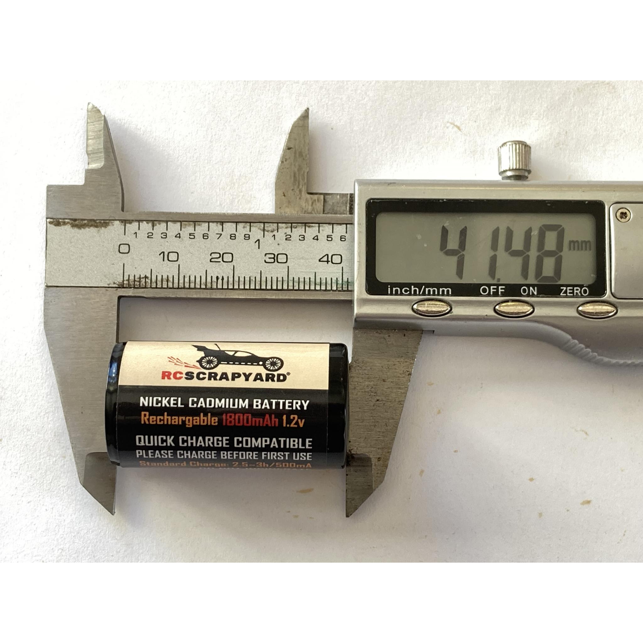 RC Rechargeable Battery for Glow Plug Starter 1.2V 1800mAH Sub C High Power