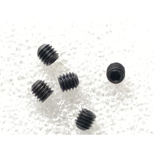 M2.5x5 Grub Screws with 1.5mm Hex head Metric for Drive Shaft couplers.