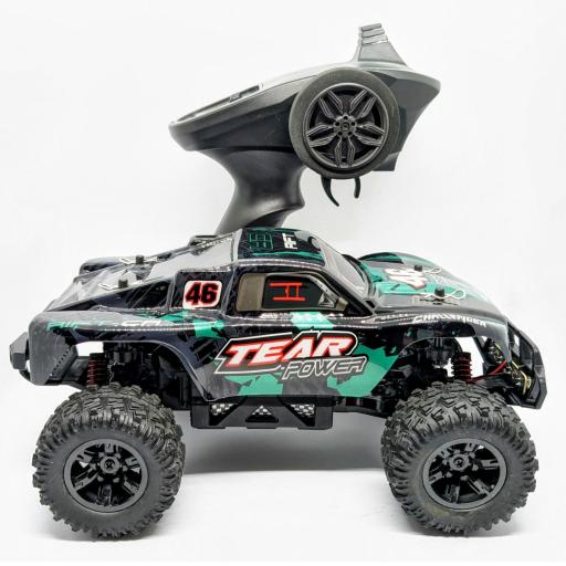 Hendee 4WD 1/20 Hobby Scale Waterproof Truggy G-20 - Complete Ready to Run with Spare Battery - Green