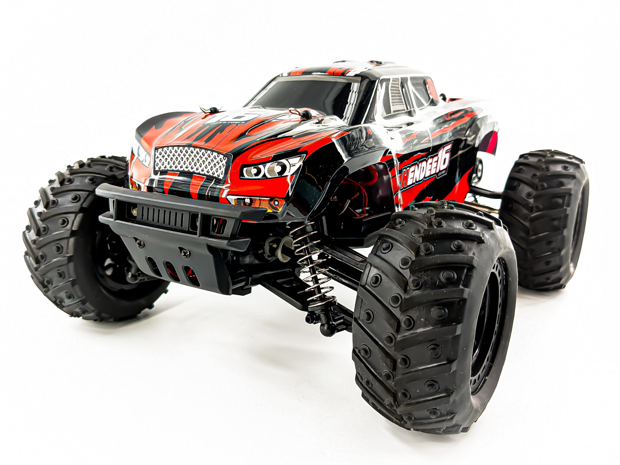 Hendee 4WD 1/16 Hobby Scale Waterproof Red Truggy G-16 - Complete Ready ...