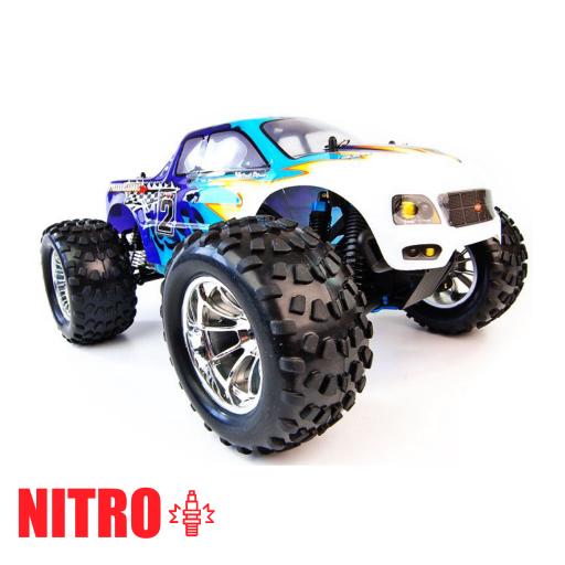 HSP Bug Crusher 1/10 Nitro Engine Truck - Bundle Special with Fuel and starter - Ready to run