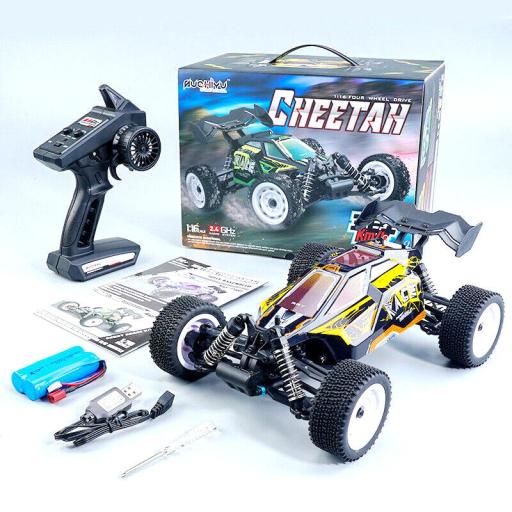 4WD 1/16 scale Very Quick Cheetah buggy, with 2S Lipo battery and controller - Ready to Run - Not a Toy